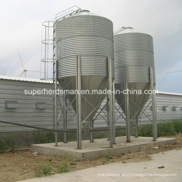 Hot Gavanized Chicken House Silo for Feed Storage